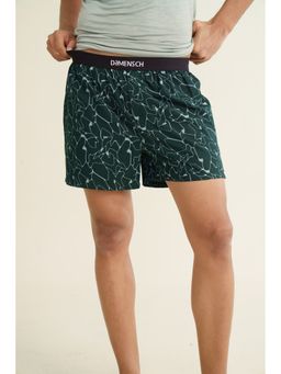 DaMENSCH - Men Green Breeze Ultra-Light Printed Cotton Inner Boxer