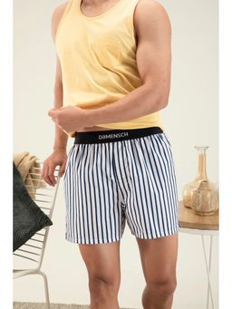 DaMENSCH - White Breeze Ultra-Light Printed Cotton Inner Boxer