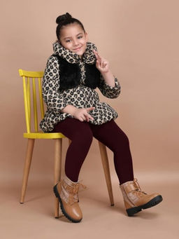 BRACHY - Girls Maroon Winter Warm Thermal Bottom