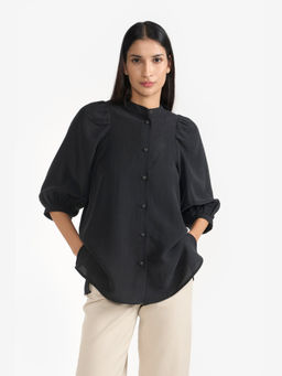 Perona - Veronica Black Relaxed Fit Shirt