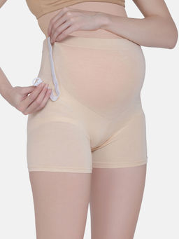 Mamma Presto - High Rise Pre Pregnancy Boyshorts Panty Beige