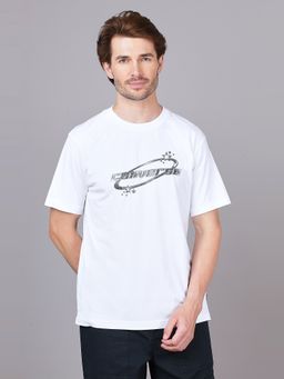 Converse - Unisex Orbit Classic Printed White T-shirt