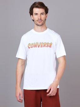 Converse - Unisex White Printed But Make It Lit T-shirt