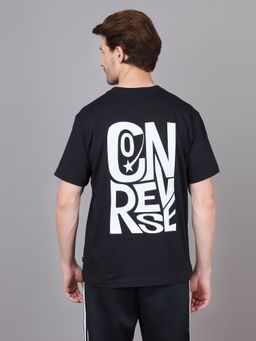 Converse - Unisex Black and White Block Drop T-shirt