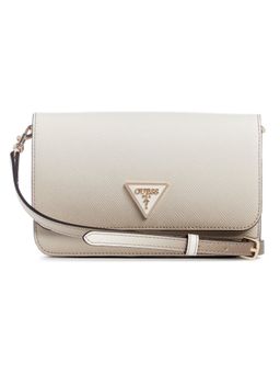 Guess - Womens Grey Polyurethane Solid Mini Crossbody Bag