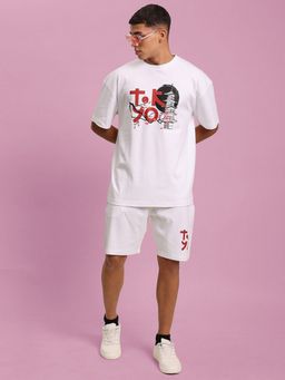 Bene Kleed - White Men Round Neck Half Sleeves T-Shirt