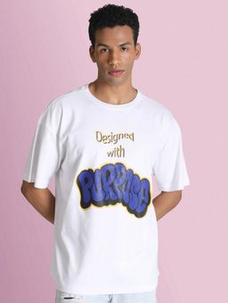 Bene Kleed - Men White Half Sleeves Men T-Shirt