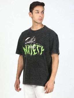 Bene Kleed - Black Crew Neck Half Sleeves T-Shirt