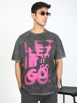 Bene Kleed - Grey Crew Neck Half Sleeves Men T-Shirt