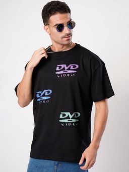 Bene Kleed - Black Crew Neck Half Sleeves Men's T-Shirt