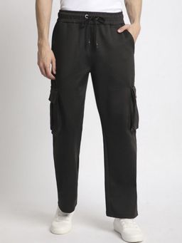 Bene Kleed - Men Black Relaxed Mid-Rise Cargos