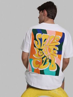 Bene Kleed - Men'S White Crew Neck Half Sleeves T-Shirt