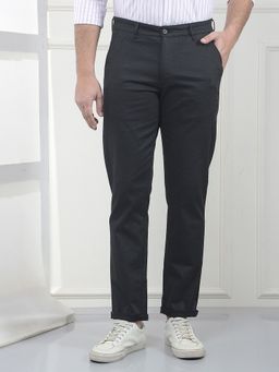 CRIMSOUNE CLUB - Men Black Jacquard Pant