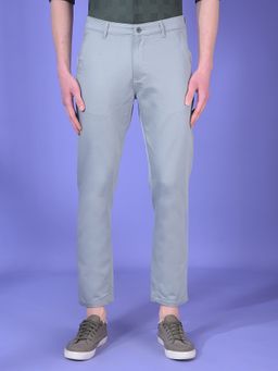CRIMSOUNE CLUB - Men Grey Dobby Pant