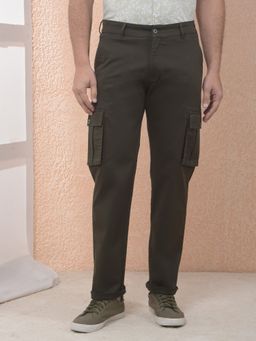CRIMSOUNE CLUB - Men Olive Cargo Pant
