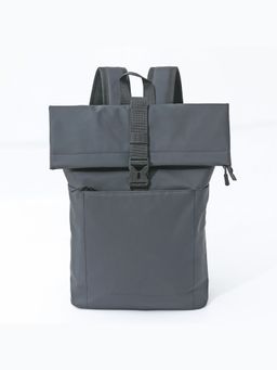 The Clownfish - Black Solid Pu Backpack