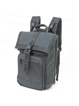 The Clownfish - Black Solid Polyester Backpack