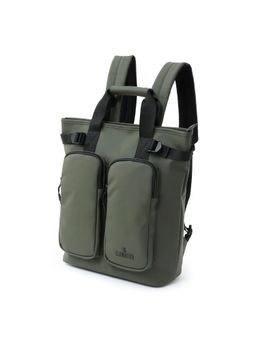 The Clownfish - Green Solid Pu Backpack