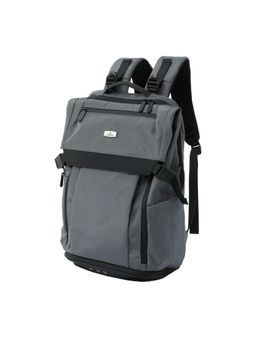 The Clownfish - Grey Solid Polyester Backpack
