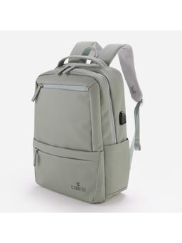 The Clownfish - Green Solid Pu Backpack