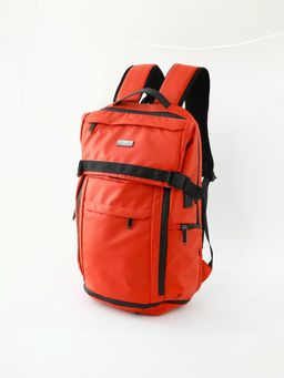 The Clownfish - Orange Solid Nylon Backpack