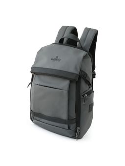 The Clownfish - Grey Solid Nylon Backpack