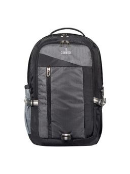 The Clownfish - Grey Solid Polyester Backpack