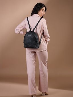 Juicy Couture - Black Embellished Pu Backpack