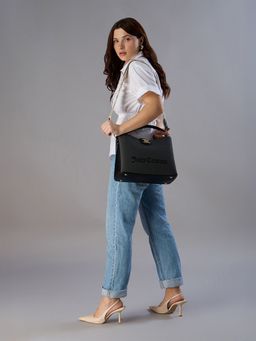 Juicy Couture - Grey Solid Pu Slingbag with Detachable Strap