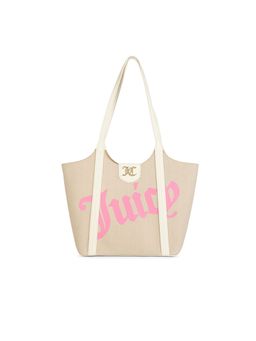 Juicy Couture - Beige Solid Pu Handbag