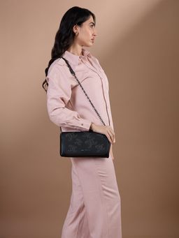 Juicy Couture - Black Embellished Pu Slingbag