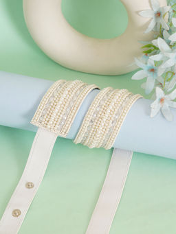 Fabbhue - Women Hand Embroidered Waist Belt -SSFPLBT096