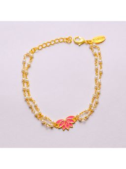 ZARIIN - Lotus Aura Pearl Lumba Bracelet