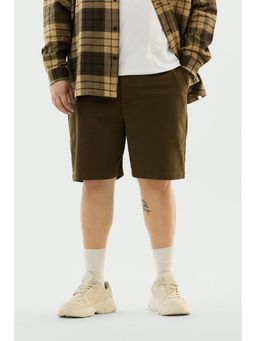 Snitch - Olive Solid Shorts