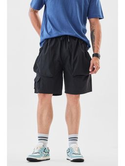 Snitch - Black Solid Shorts