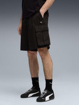 Puma - Black Solid Shorts