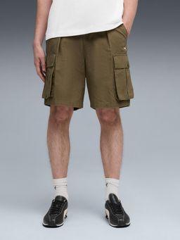 Puma - Green Solid Shorts