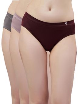 C9 Airwear - Seamless Breathable Panty 4-Way Stretch & Quick-Dry Multi-Color (Pack of 3)