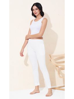 Quira - Womens Cotton Blend Pyjama White