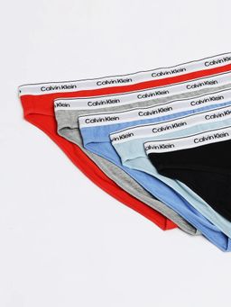 Calvin Klein - Solid Low Rise Bikini Briefs (Pack of 5)