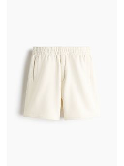 H&M - Men White Relaxed Fit Sweatshorts