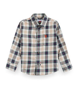 U.S. POLO ASSN. - Boys Tartan Check Cotton Shirt