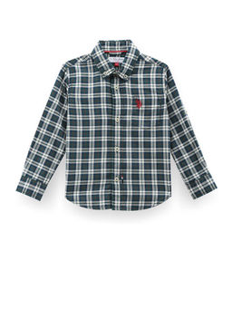 U.S. POLO ASSN. - Boys Tartan Check Dobby Shirt