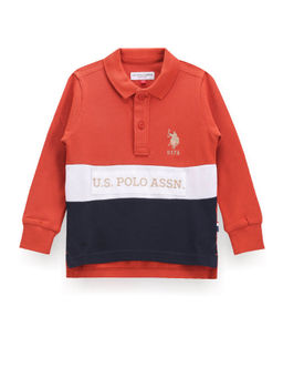 U.S. POLO ASSN. - Boys Colour Block Polo T-Shirt