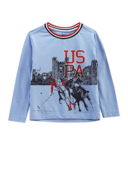 U.S. POLO ASSN. - Boys Cotton Graphic Print T-Shirt