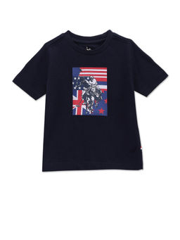 U.S. POLO ASSN. - Boys Cotton Brand Print T-Shirt