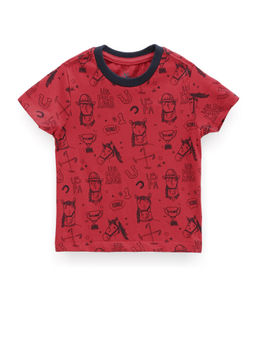 U.S. POLO ASSN. - Boys Graphic Print Cotton T-Shirt