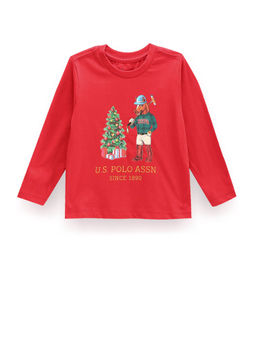 U.S. POLO ASSN. - Boys Mascot Cotton T-Shirt