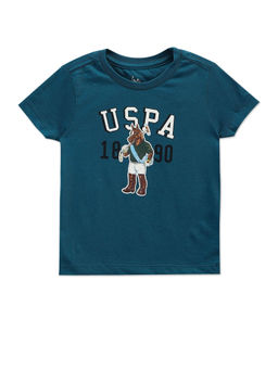 U.S. POLO ASSN. - Boys Mascot Cotton T-Shirt