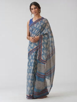 Fabindia - Cotton Silk Kota Printed Sari